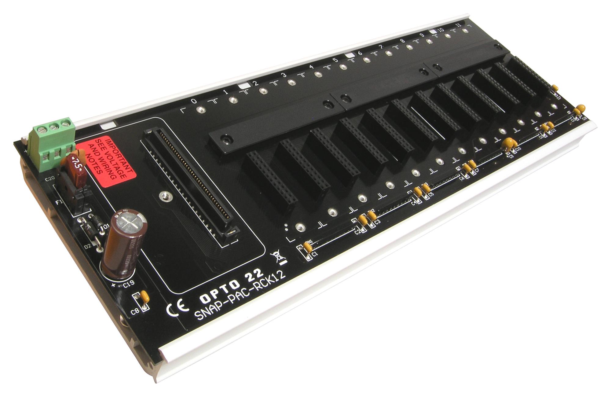 Opto 22 SNAPPACRCK12 – Reliable I/O Mounting Rack for Industrial Applications