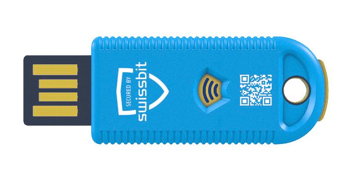 Swissbit SNU20000D1PBAN0E11110SB0 – Reliable FIDO2 Security Key for Industrial Applications
