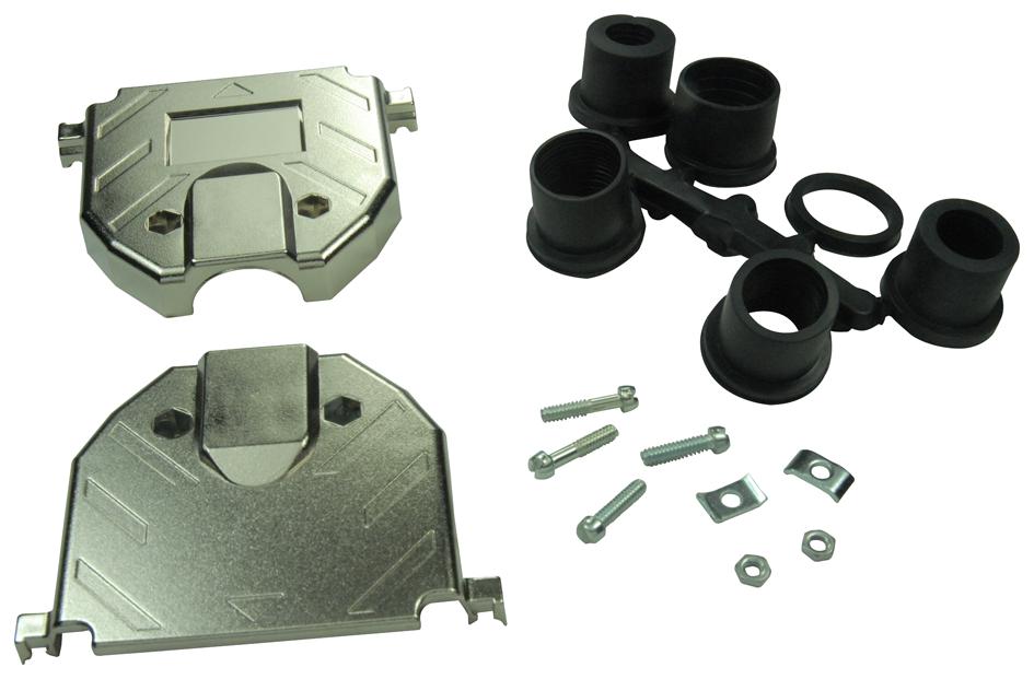 Multicomp ABS Connector Cover – Reliable D-Sub Connector Protection for Industrial Applications
