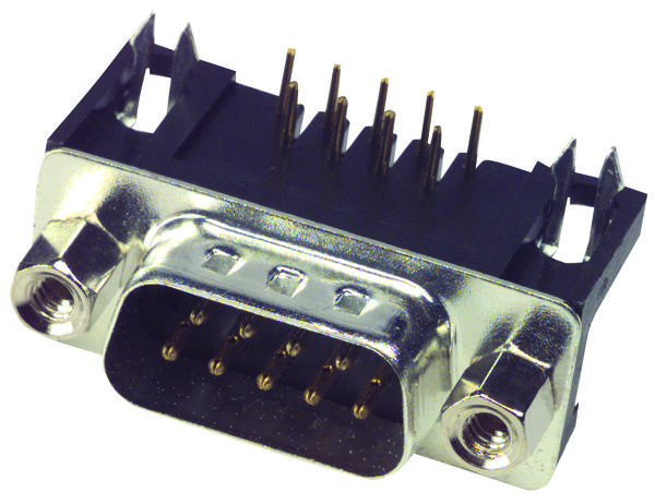 Multicomp Series D-Sub Connector: 9 Pin PCB Mount Plug