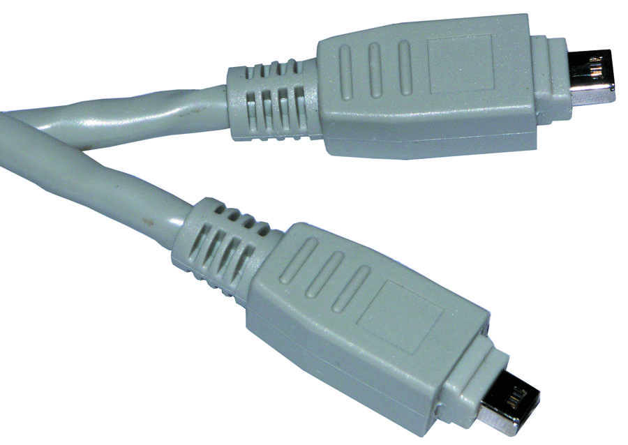 Multicomp Series Firewire Cable: 4 Pin Male/Male: SPC20013