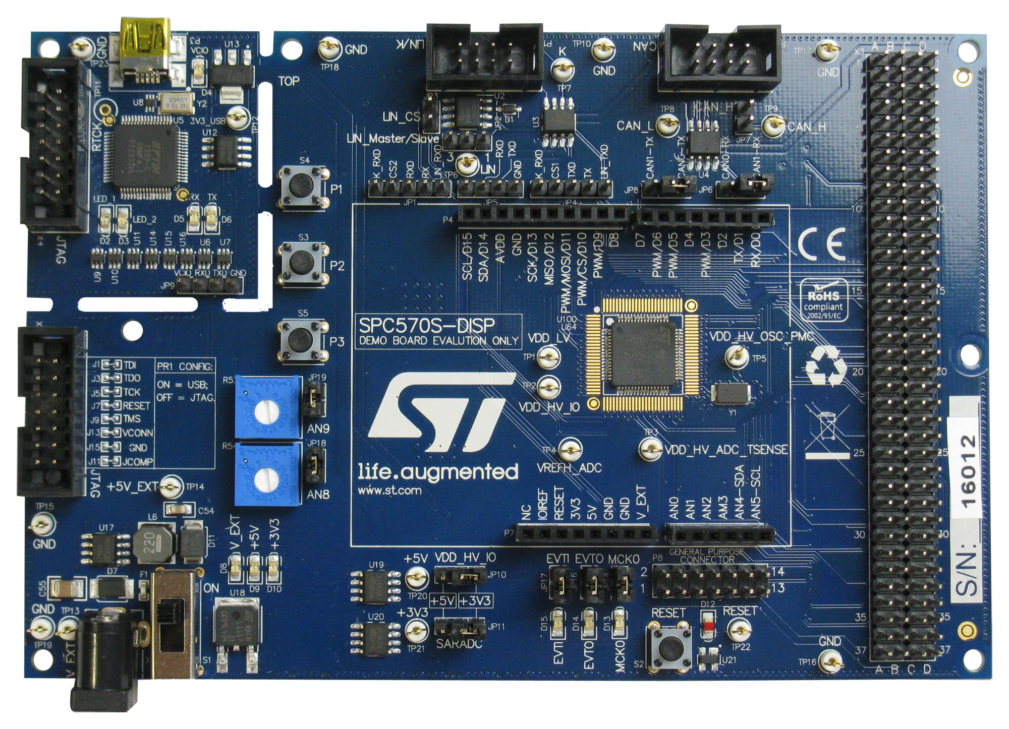 STMicroelectronics Series Discovery Microcontroller: SPC570S-DISP