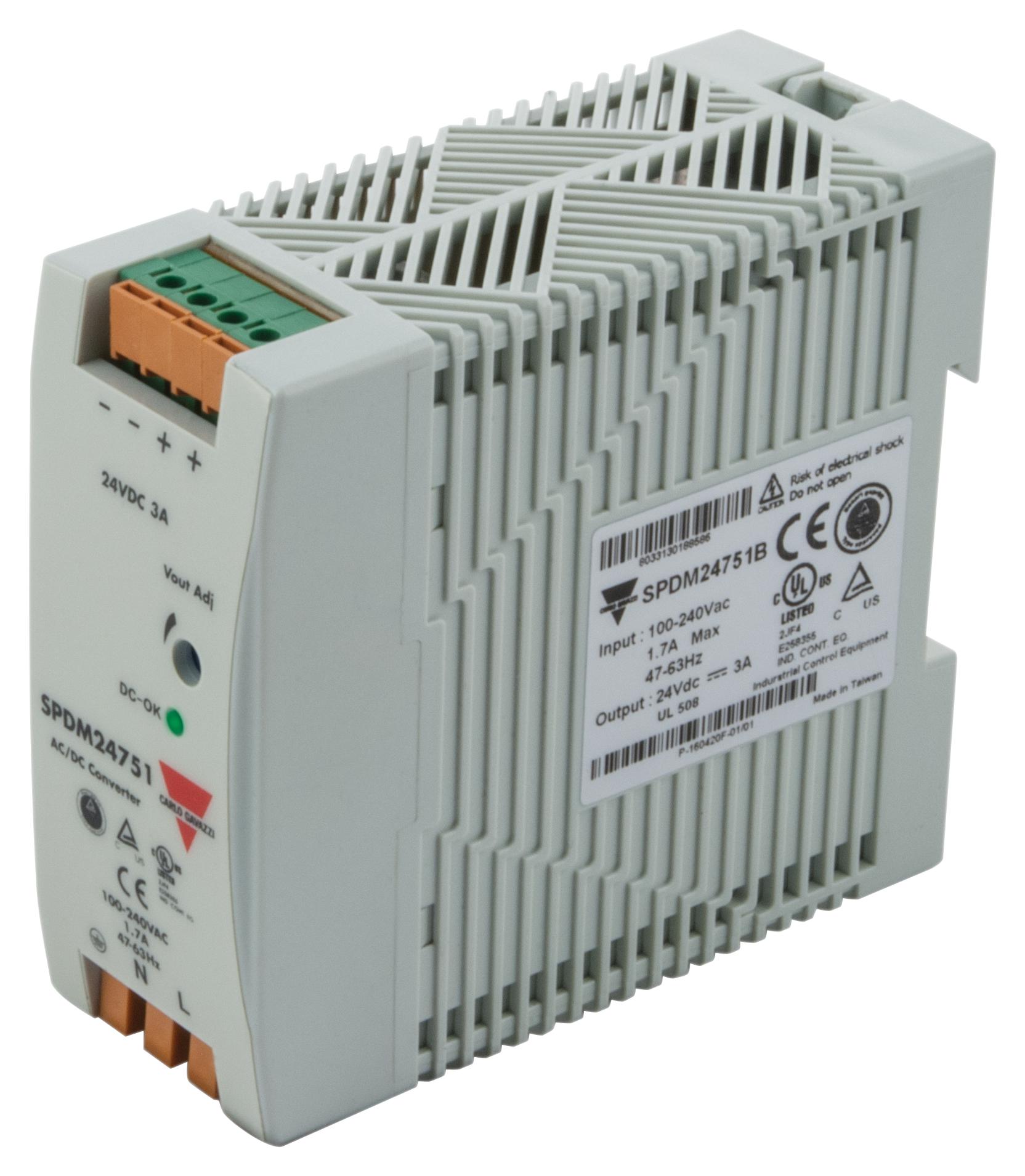 Carlo Gavazzi Series SPDM Power Supply: SPDM12751B
