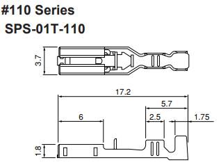 JST SPS01T110 – Reliable Contact Terminal for Industrial Applications