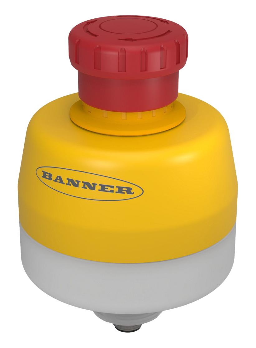 Banner Lighted Emergency Stop Button – Reliable Safety Device for Industrial Applications