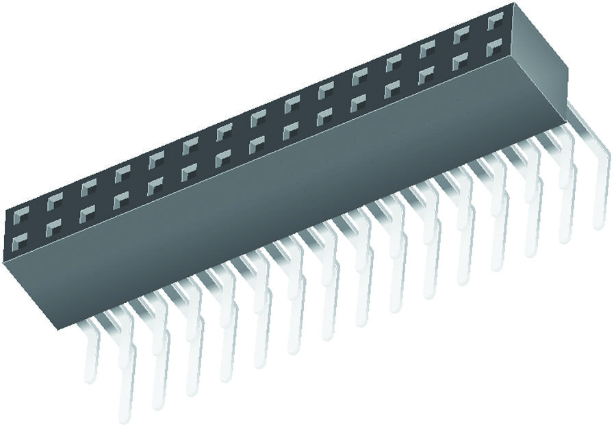 Samtec Series SSW: Through-Hole Square Pin Socket: SSW10202FDRA