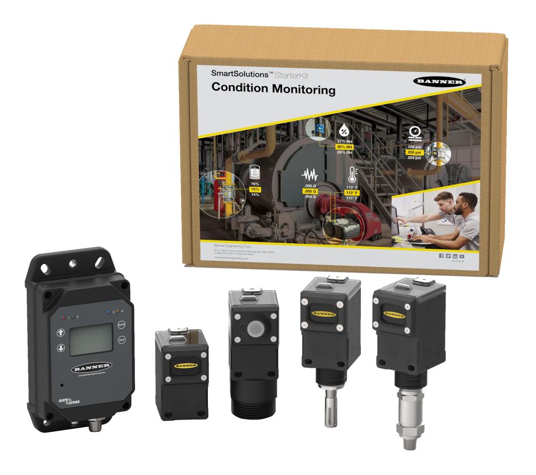 Banner Series DXM1200 Condition Monitoring System: STARTERKIT91200-CM-V