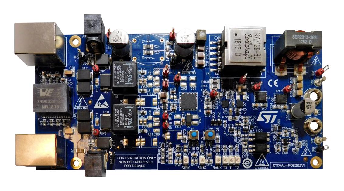 Buy STMicroelectronics PoE Evaluation Board Part Number STEVALPOE003V1 Online