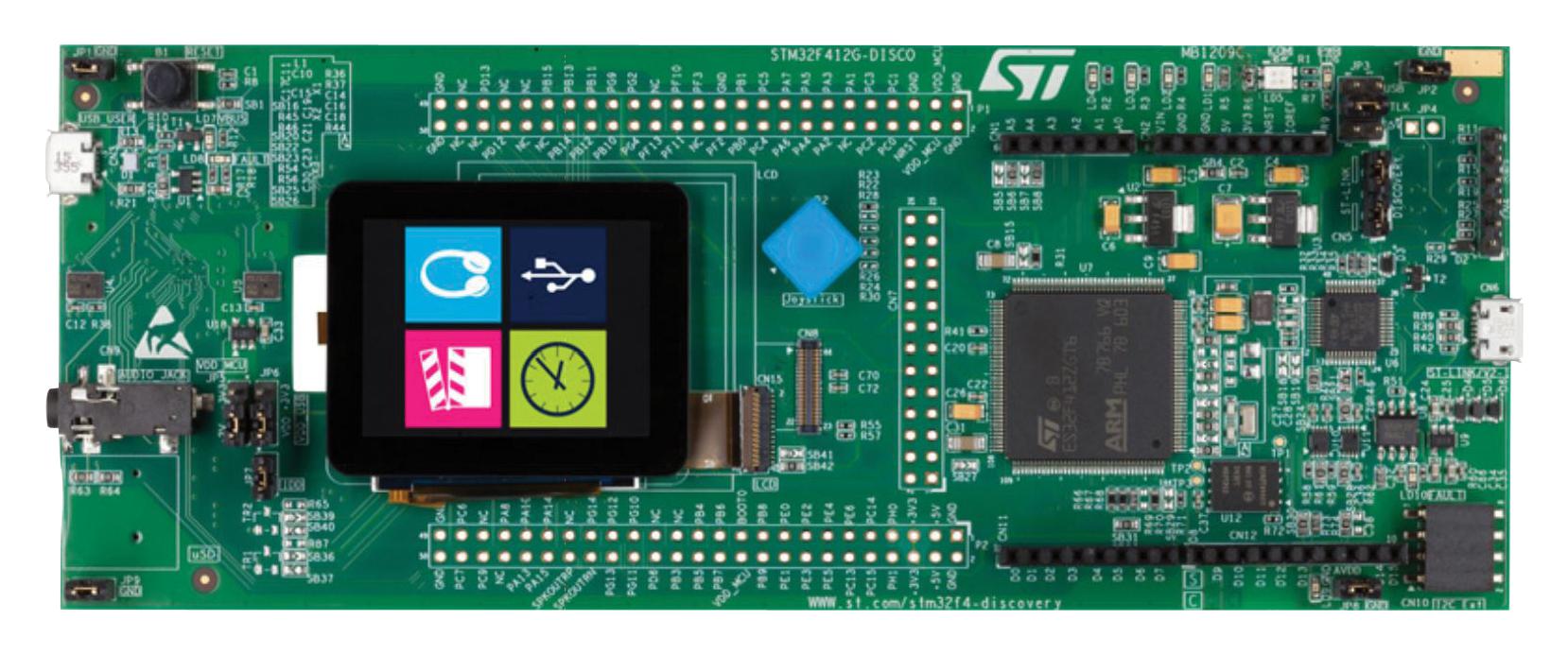 STMicroelectronics STM32F412GDISCOVERY – Reliable Embedded Development Kit for Industrial Applications