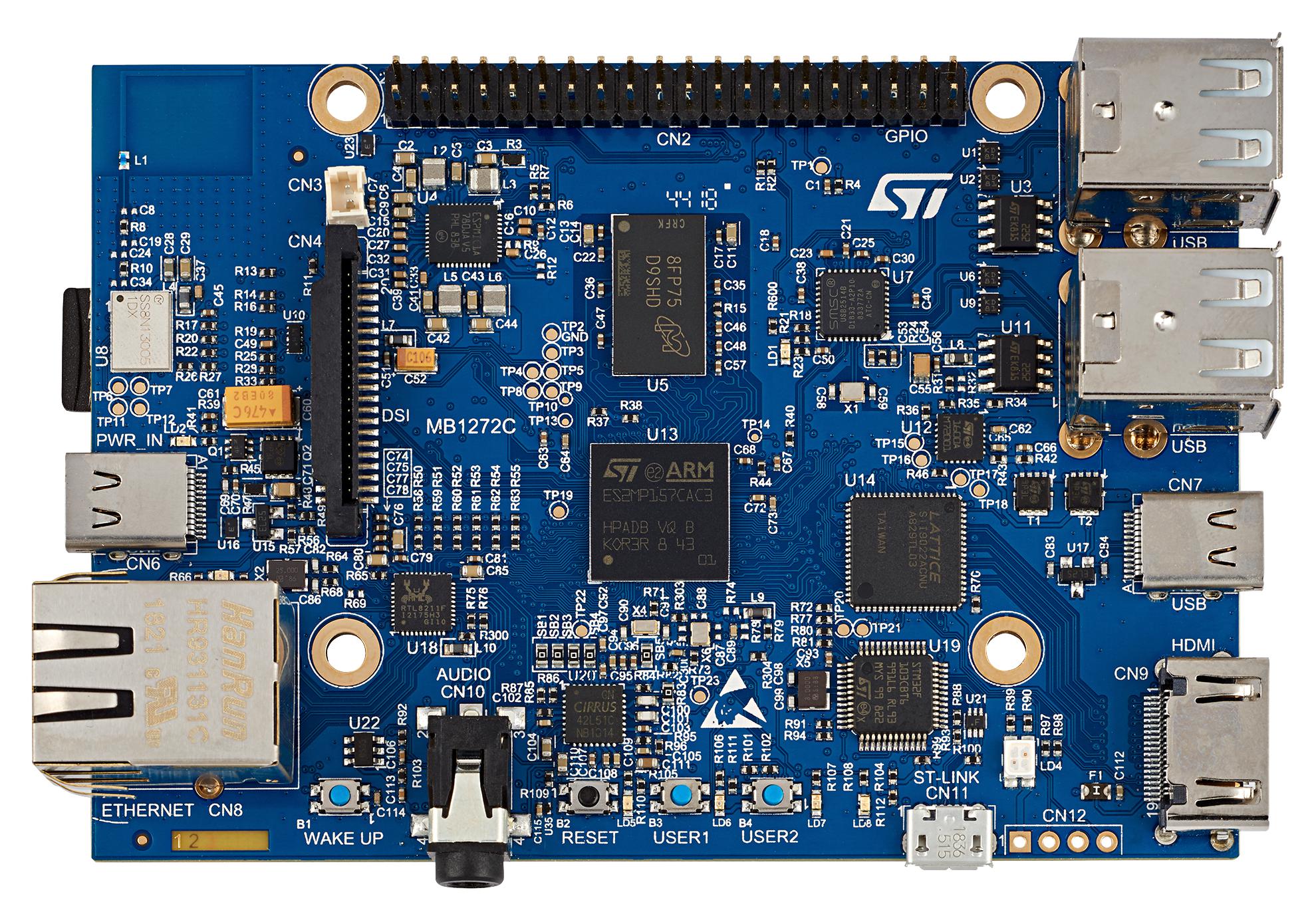 STMicroelectronics Series STM32MP1 Microprocessor: STM32MP157ADK1