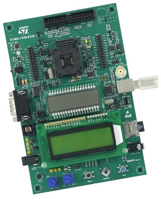 STMicroelectronics Series Evaluation Board: STM8L1526-EVAL