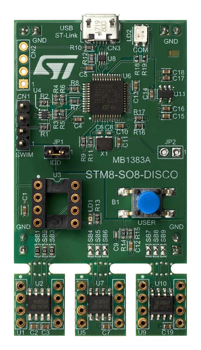 STMicroelectronics STM8S–Reliable Microcontroller Development Kit for Industrial Applications