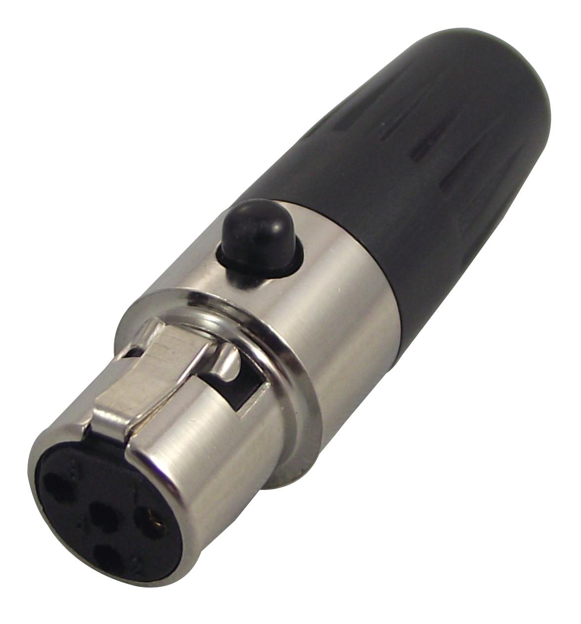 Buy Multicomp Mini XLR Socket Part Number SVP556-TA-L-4P Online