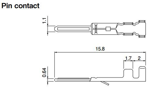 JST Series RCY Connector: SYM001T06N