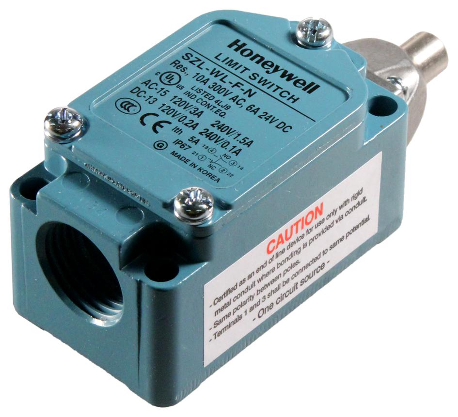 Honeywell Series SZL-WL Limit Switch: SZL-WLFN