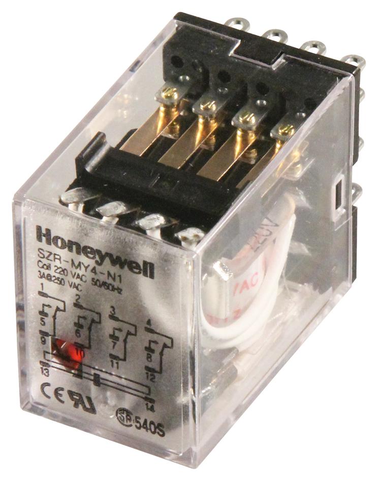 Honeywell Series SZR Power Relay: SZRMY4N1AC220V