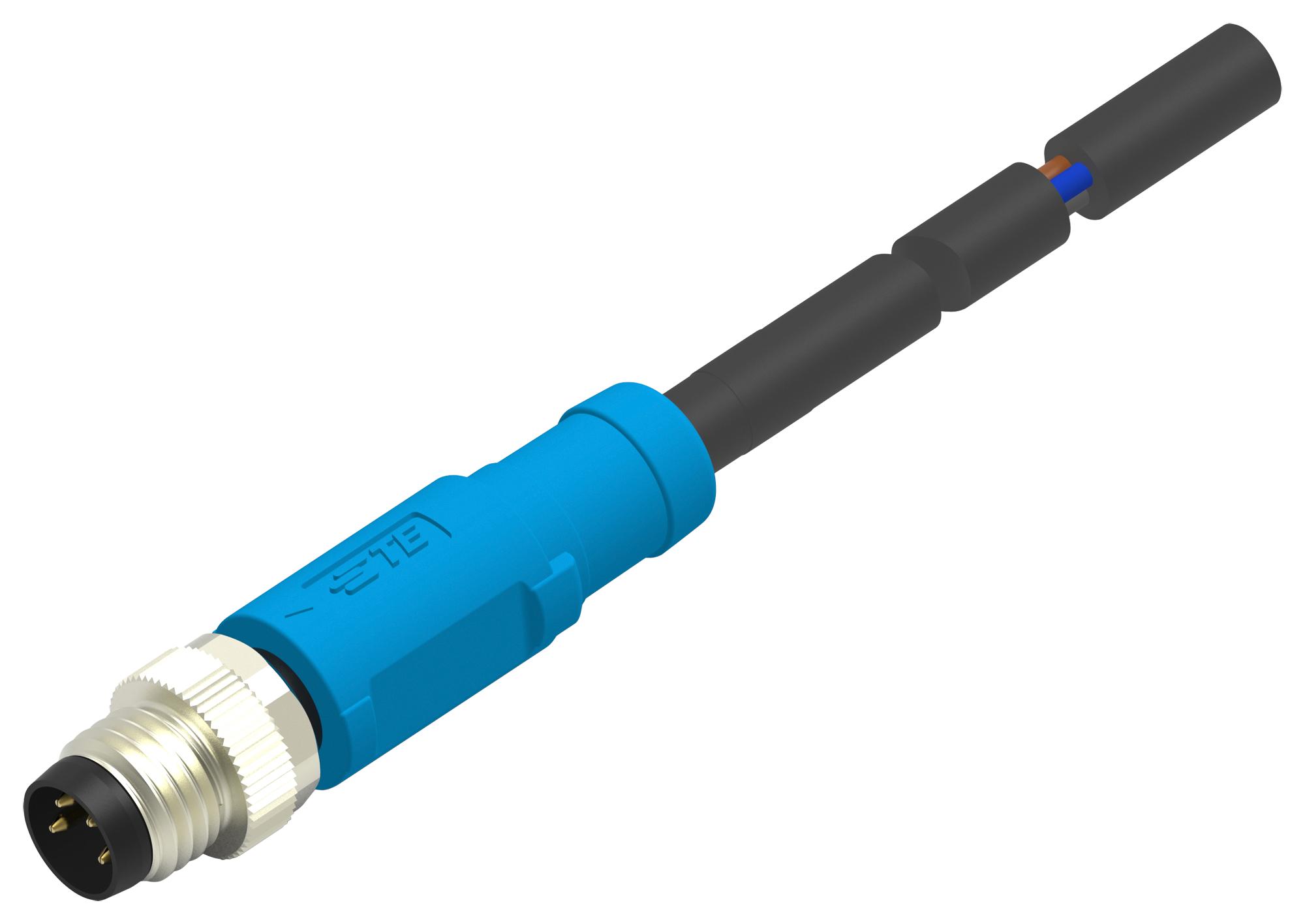 TE Series M8/M12 Sensor/Actuator Cable: T4051110005
