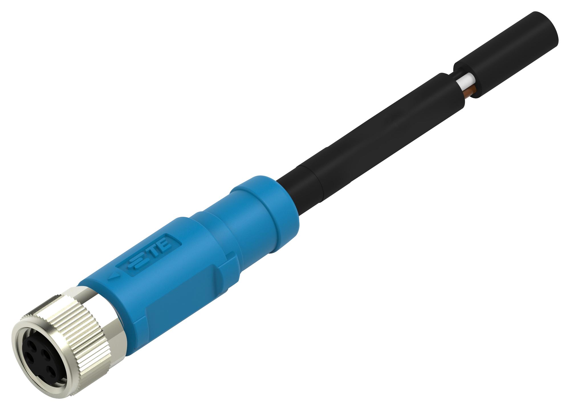 TE Series M8/M12 Sensor Connector: T4051310004003