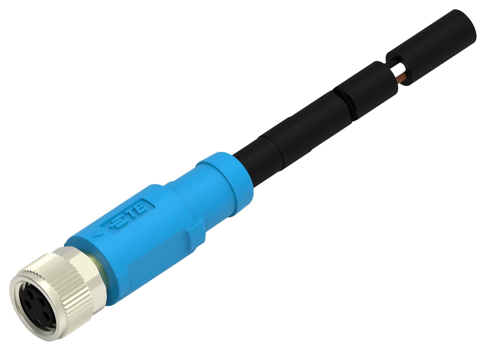 TE Series M8/M12 Sensor/Actuator Cable: T4061310007