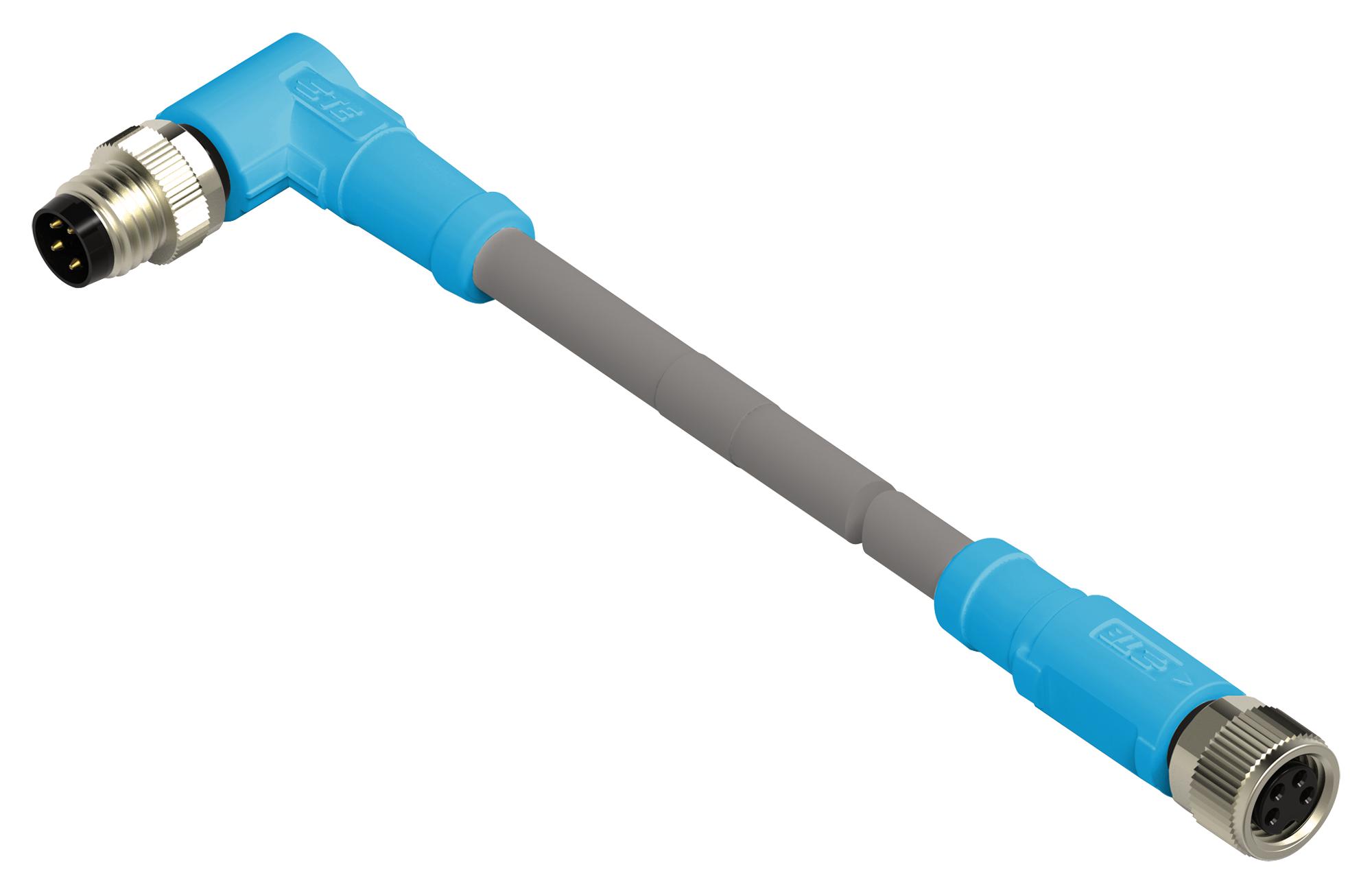 TE Series M8M12 Sensor/Actuator Cable Assemblies: T4062223004001