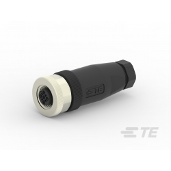 TE Connectivity T4110001051-000 – Reliable M12 Connector for Industrial Applications