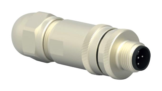 Buy TE Connectivity M12 Straight Male Connector Part Number T4111511041 Online