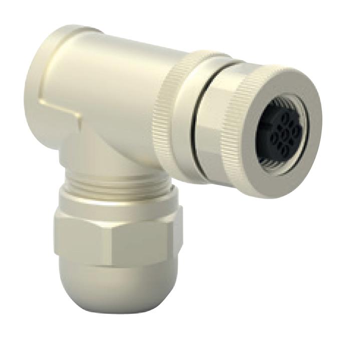 TE Connectivity T4112011041-000 – Reliable M12 Female Connector for Industrial Applications