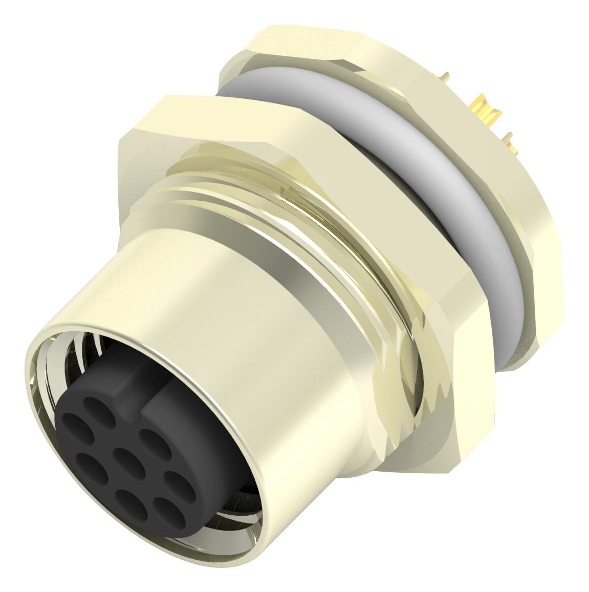 TE Connectivity T4131012081 – Reliable Industrial M12 Connectors for Data Transmission