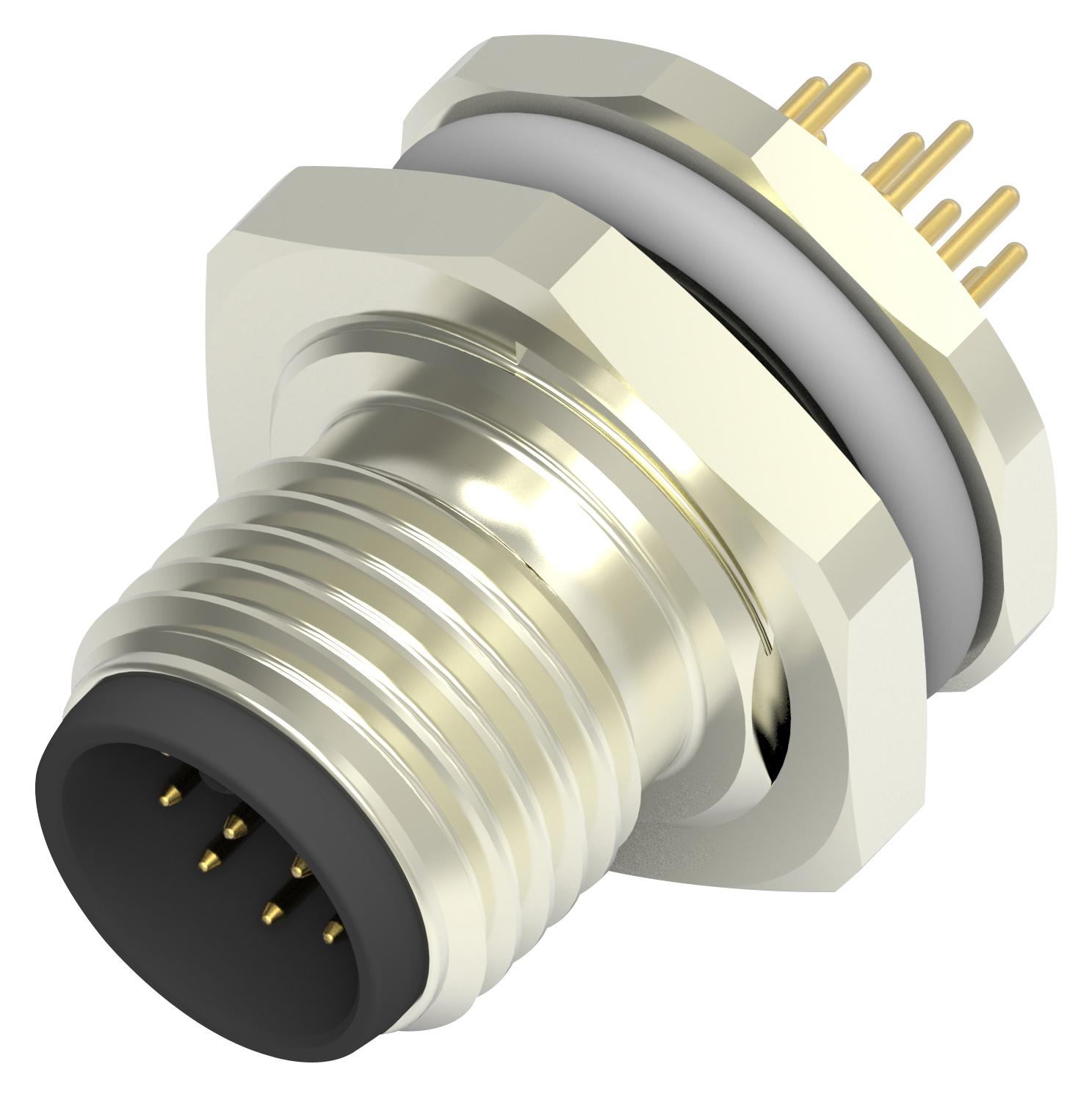 TE Connectivity T4140012121 – Reliable M12 Pin Connectors for Industrial Applications