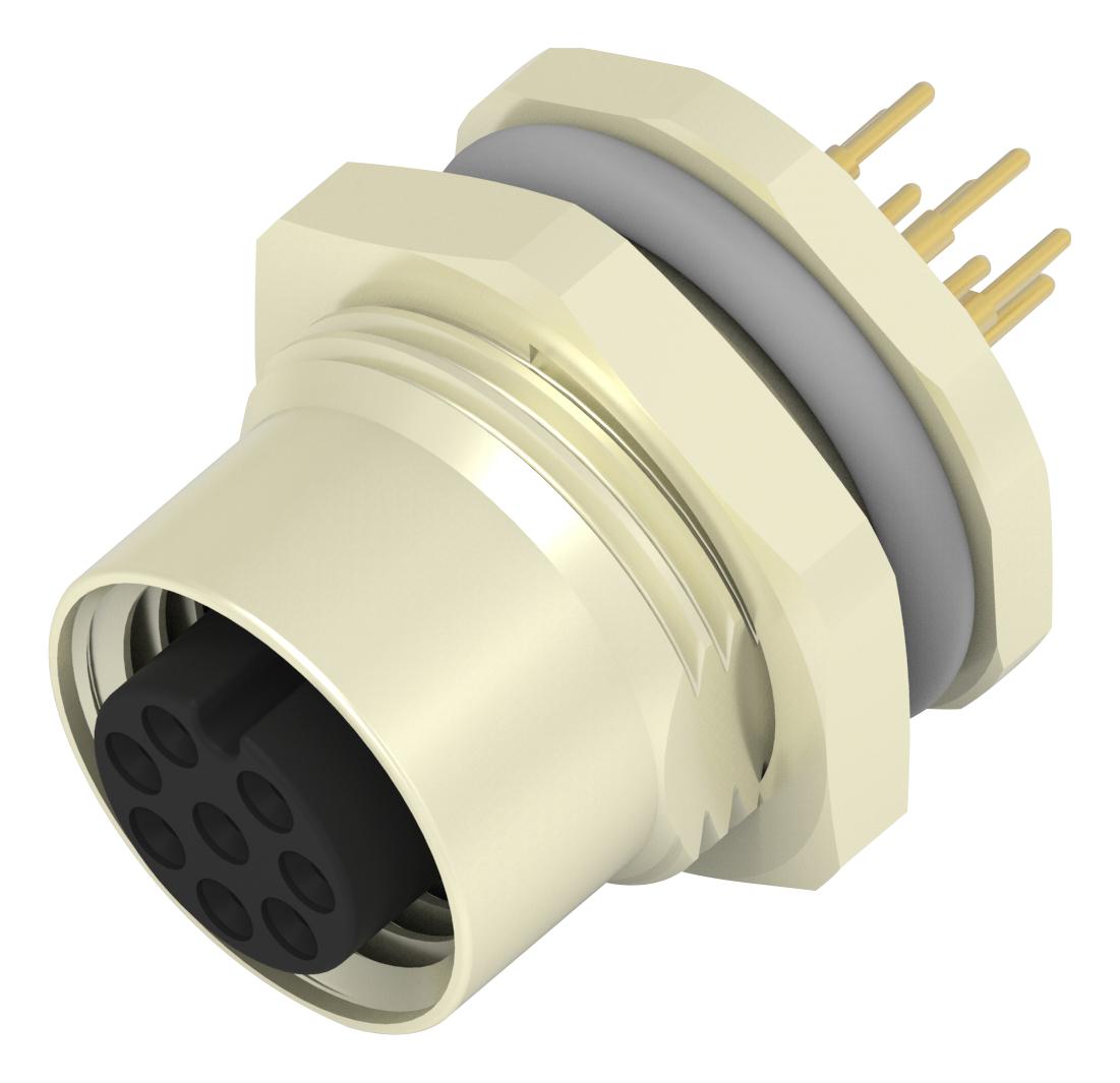 TE Connectivity Series M12 PCB Connectors: T4141012081000