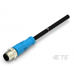 Buy TE Connectivity M12 A-CODE Male Straight Cable Part Number T4151110004 Online