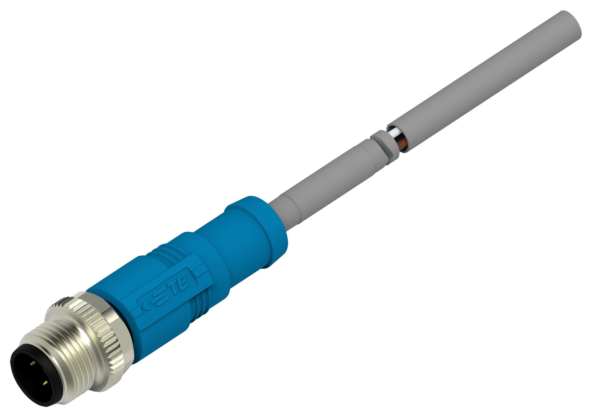 TE Series M12 Sensor/Actuator Cable: T4151120004