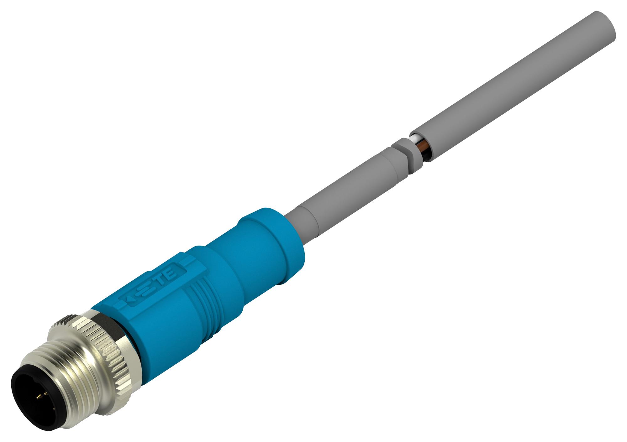 TE Series M12 Sensor/Actuator Cable: T4151120005