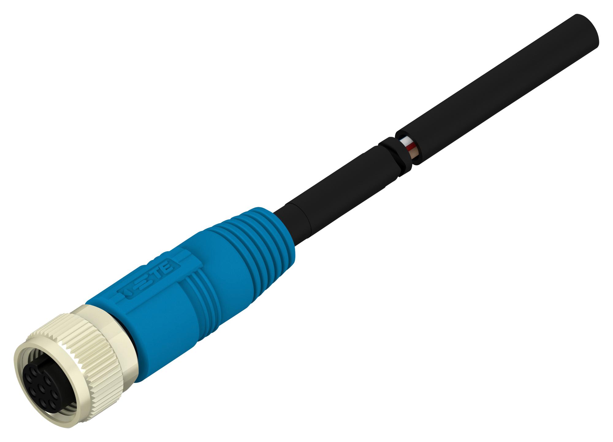TE Series M8M12 Sensor Cable Assemblies: T4151310008001