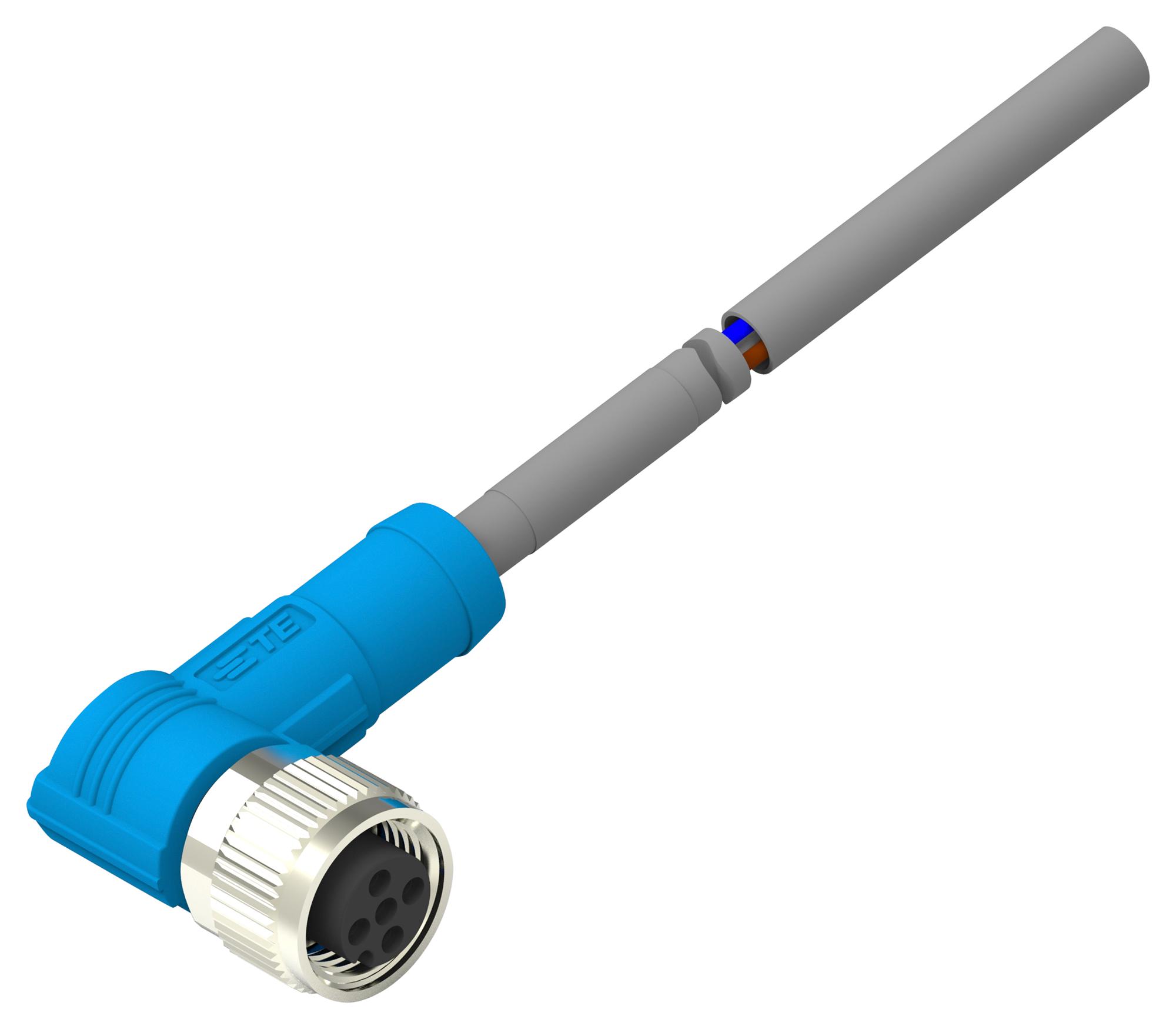 TE Series Sensor/Actuator M12 Cable: T4151420005