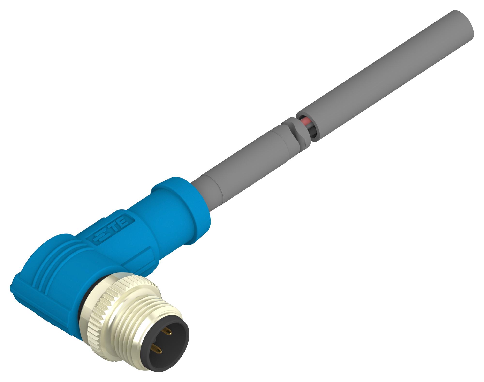 TE M12 Cable Assembly – Reliable Sensor and Actuator Interconnection for Industrial Applications