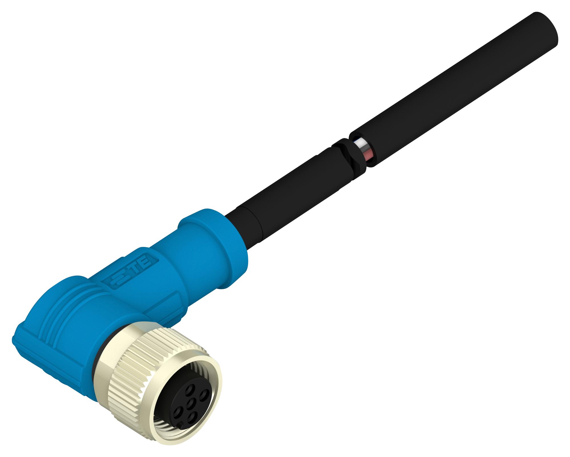 Buy TE Connectivity M12 Cable Assembly Part Number T4161410005 Online