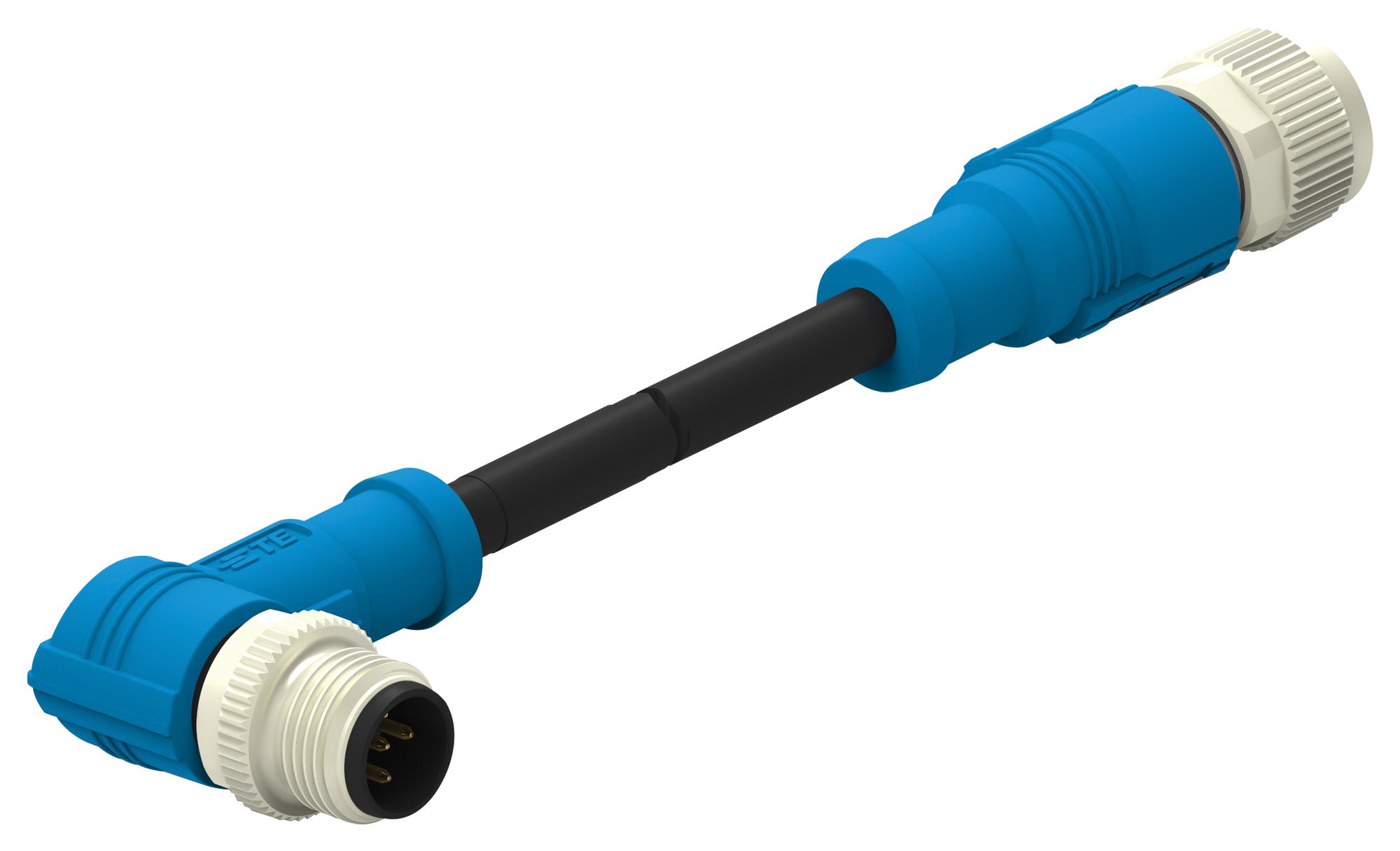 TE Series M8M12 Sensor/Actuator Cable Assemblies: T4162213005002