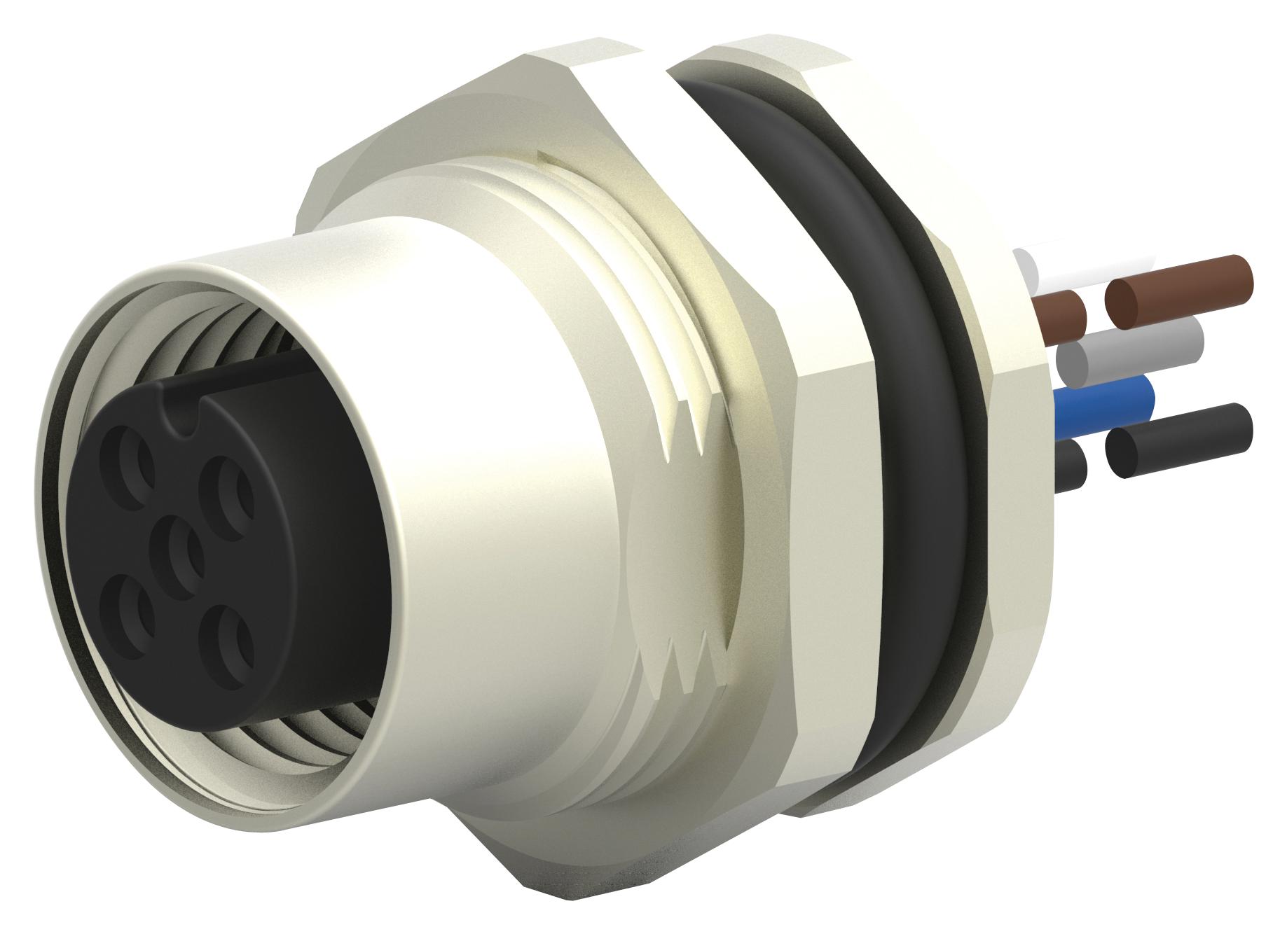 TE Series M12 Sensor Connector: T4171110005001