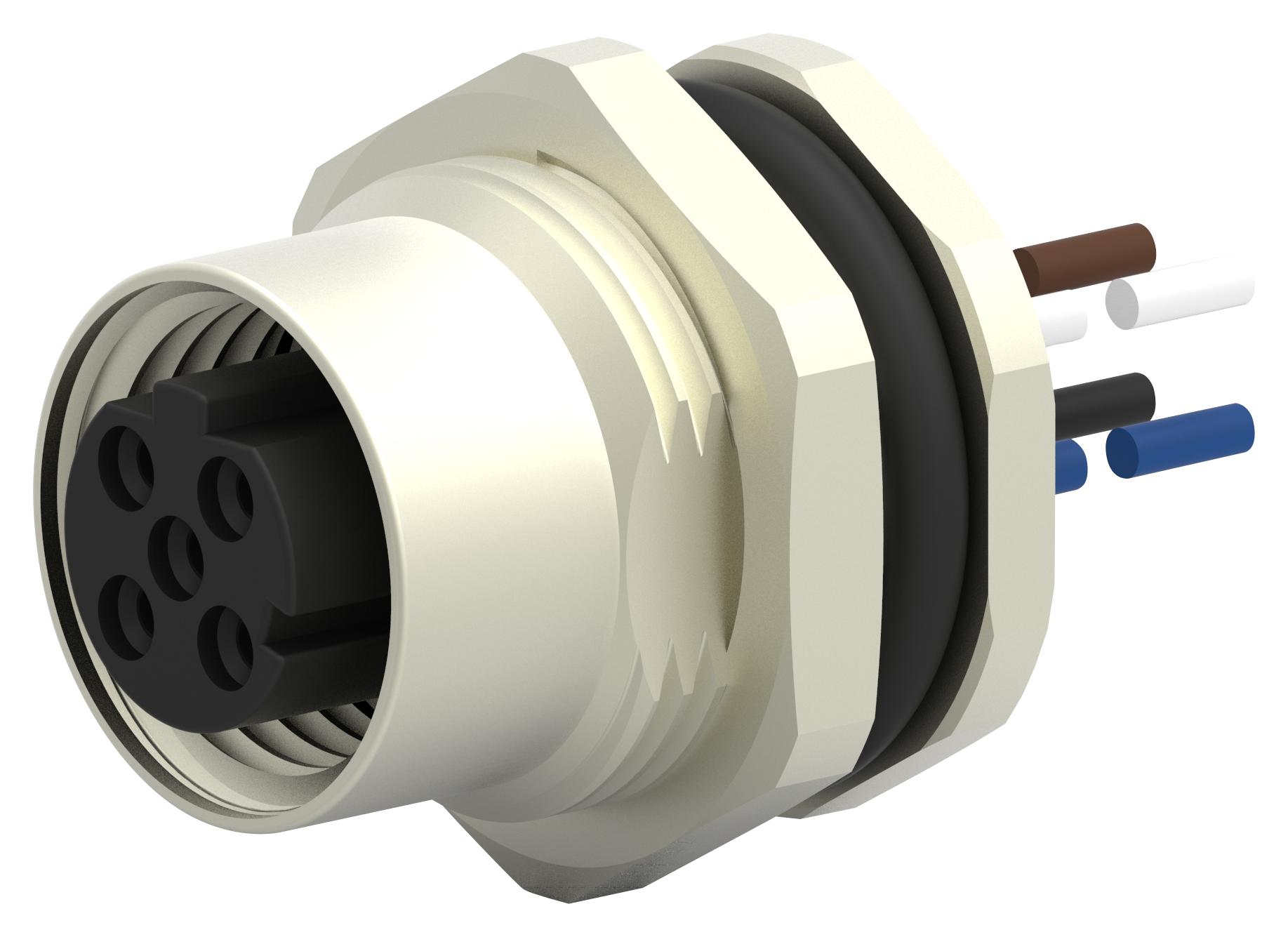 TE Connectivity Series M12 Connector System: T4171110504001