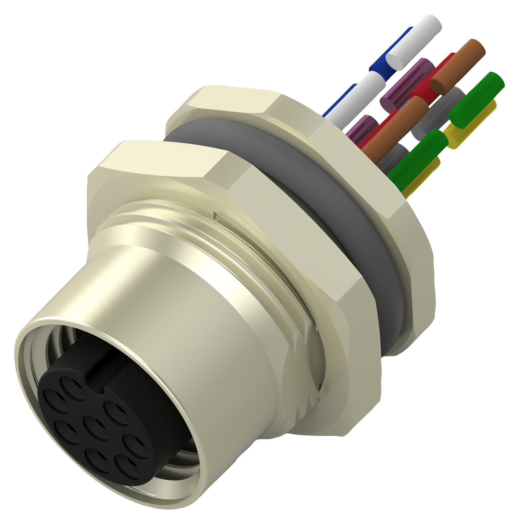 TE Connectivity Series M12 PCB Connectors: T4171120008001