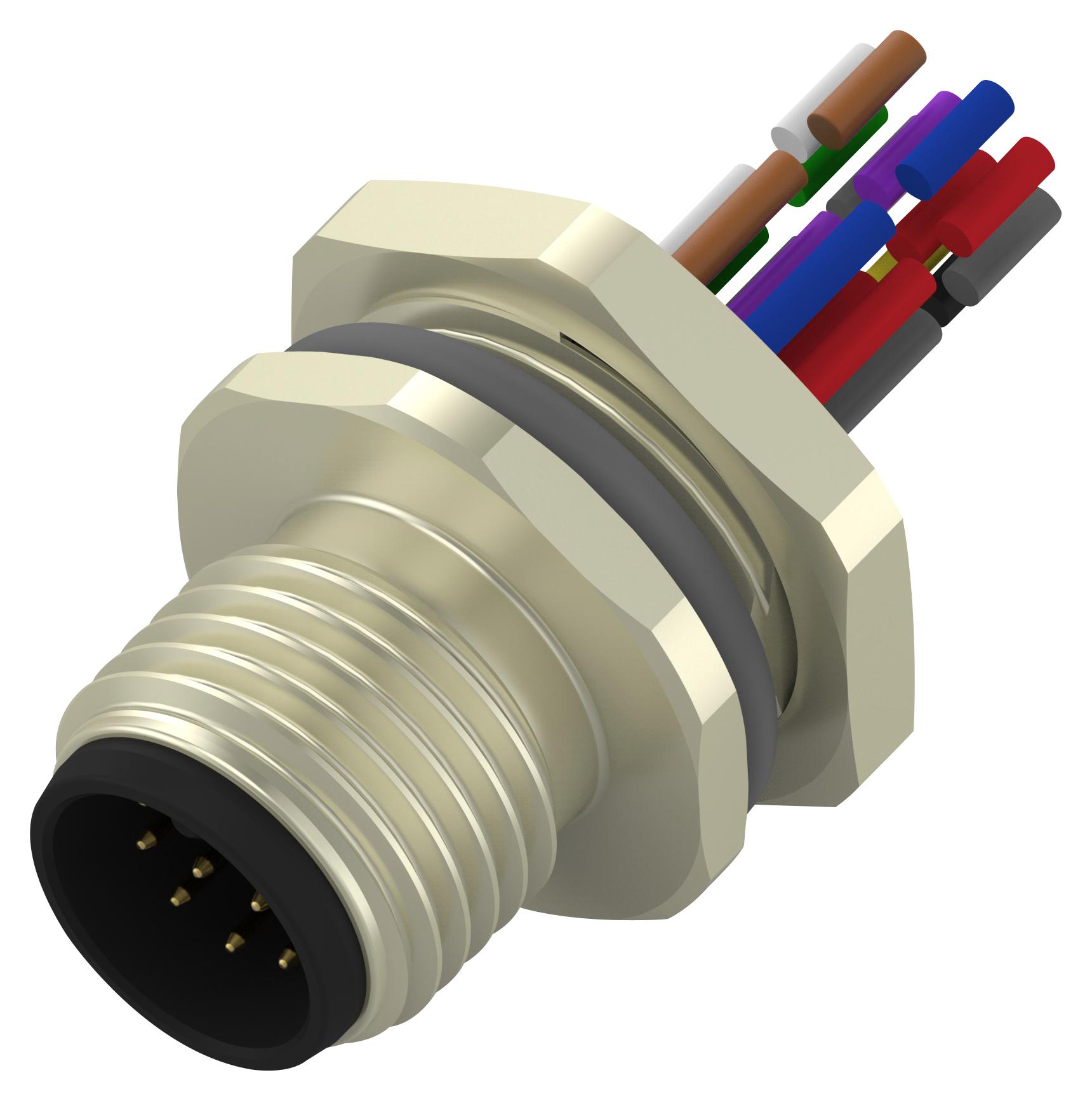 TE Connectivity T4171230012001 – Reliable Industrial M12 PCB Connectors for Industrial Applications