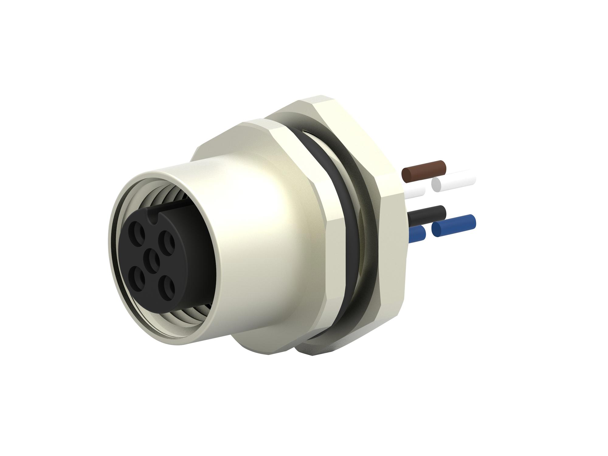 TE Connectivity Series M12 Connector System: T4171310004001