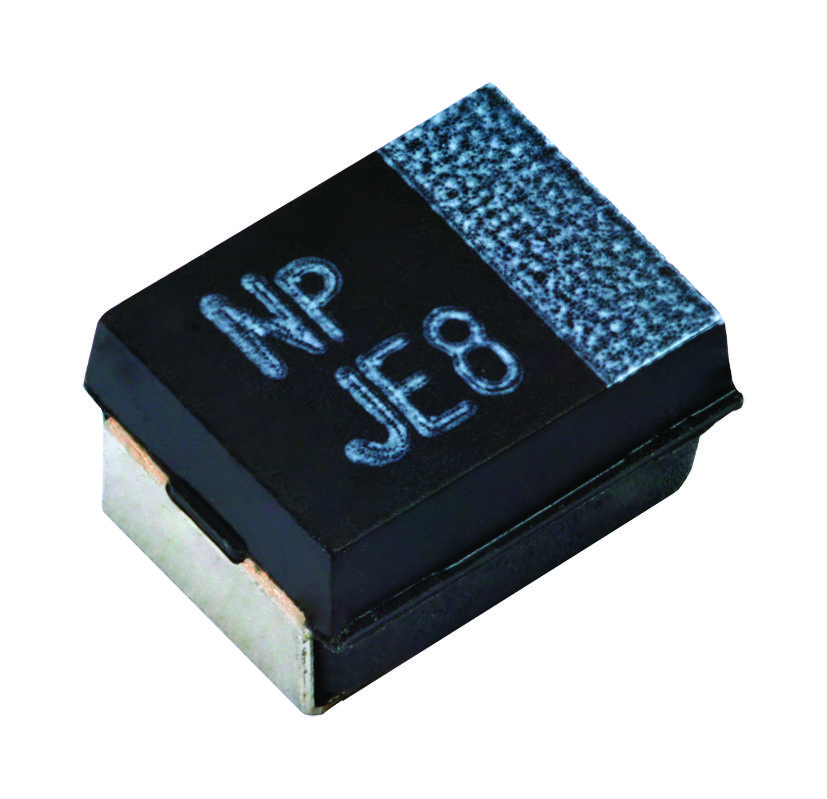 Vishay Series T55 Polymer Capacitors: 3.3μF–1000μF, 2.5V–63V: T55B686M004C0070