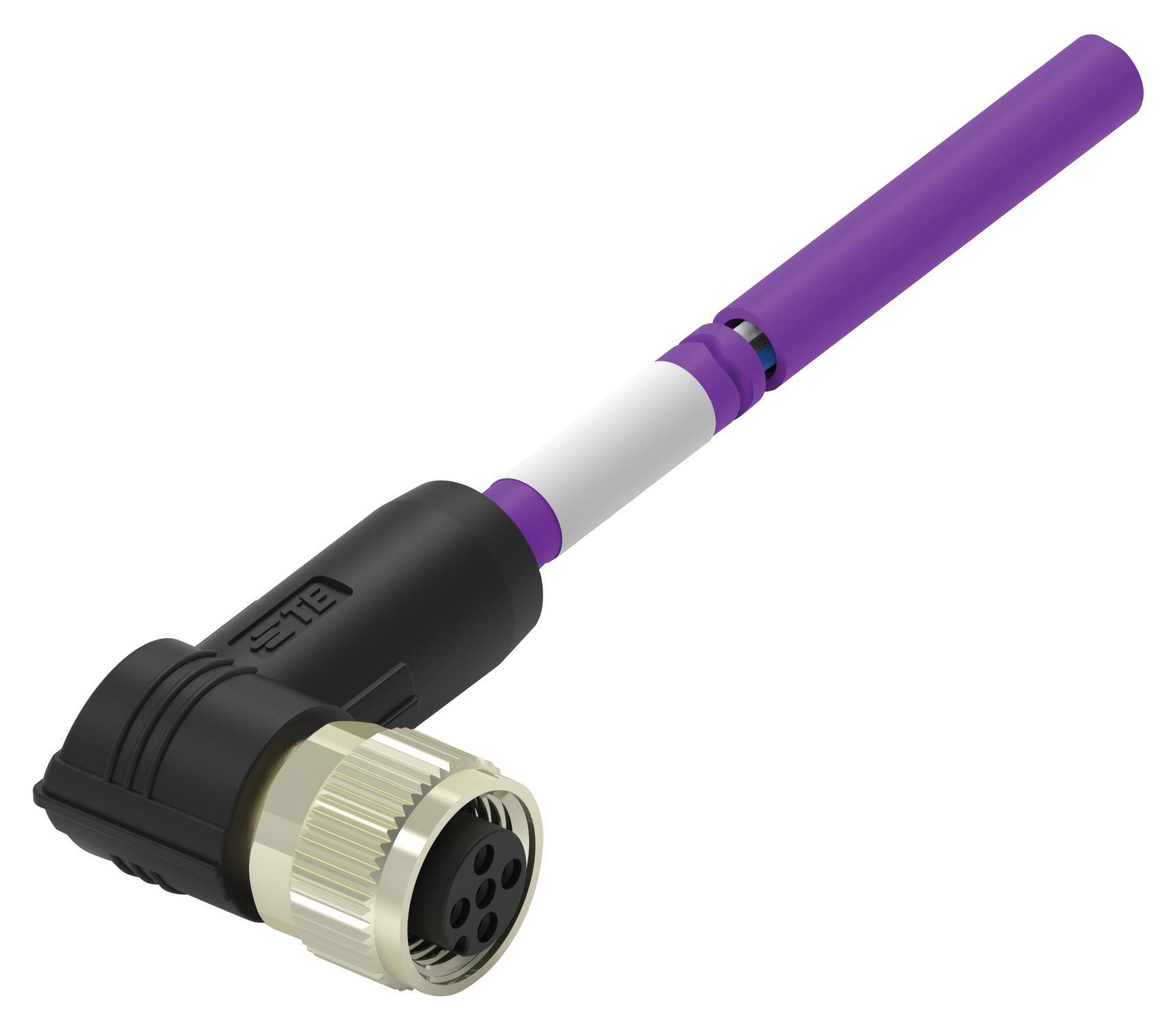 TE Series M12 Fieldbus Cable: TAA754A5501002