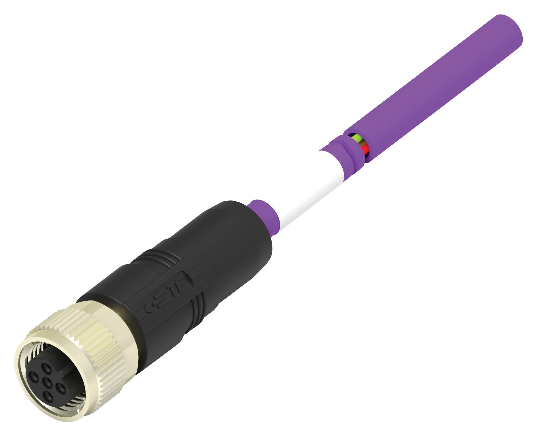 TE Series M12 FIELDBUS Cable: TAB62346501002