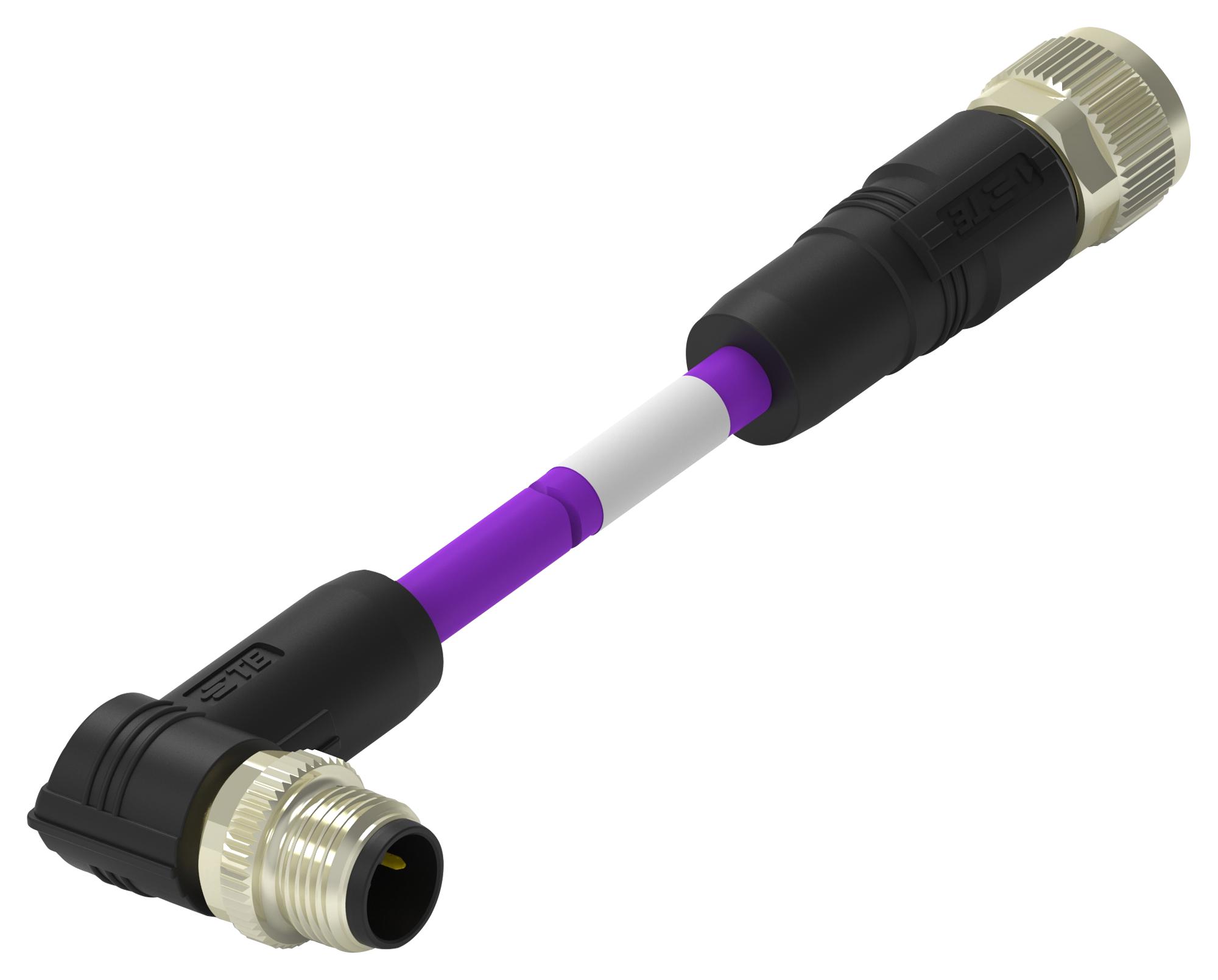 Industrial Connector M12B2 – Reliable Profibus Cable for Industrial Applications