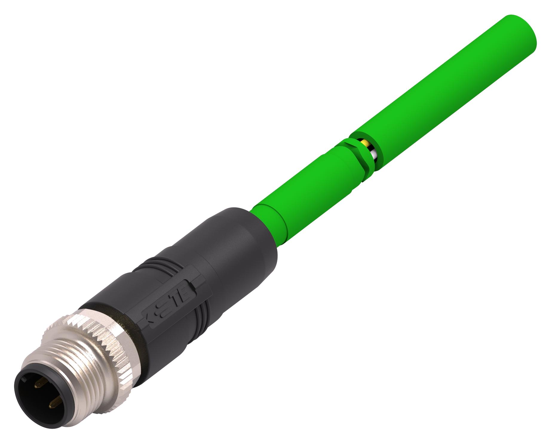 TE Series Ethernet M12 Cable: TAD14145101001