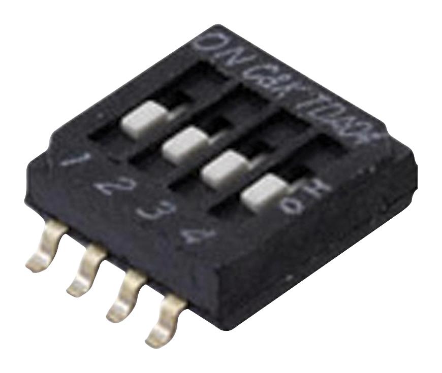 CK Switch Series TDA 4-Position Surface Mount DIP Switch: TDA04H0JB1