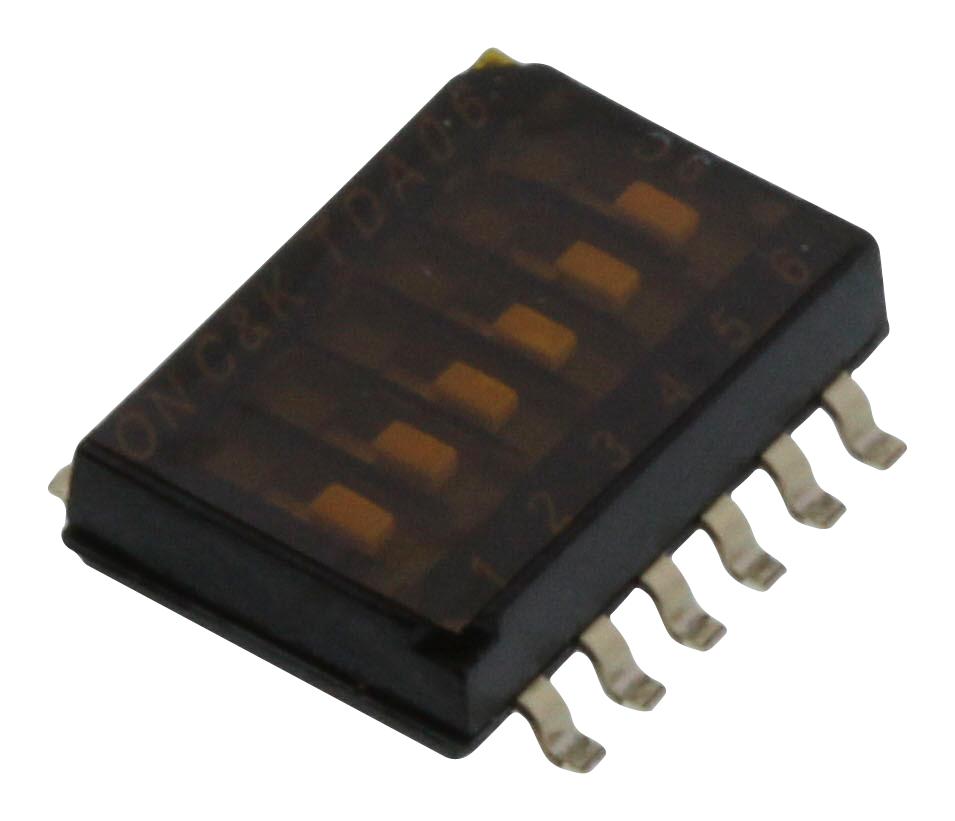 CK Components Series TDA Ultra-miniature DIP Switches: TDA06H0SB1R